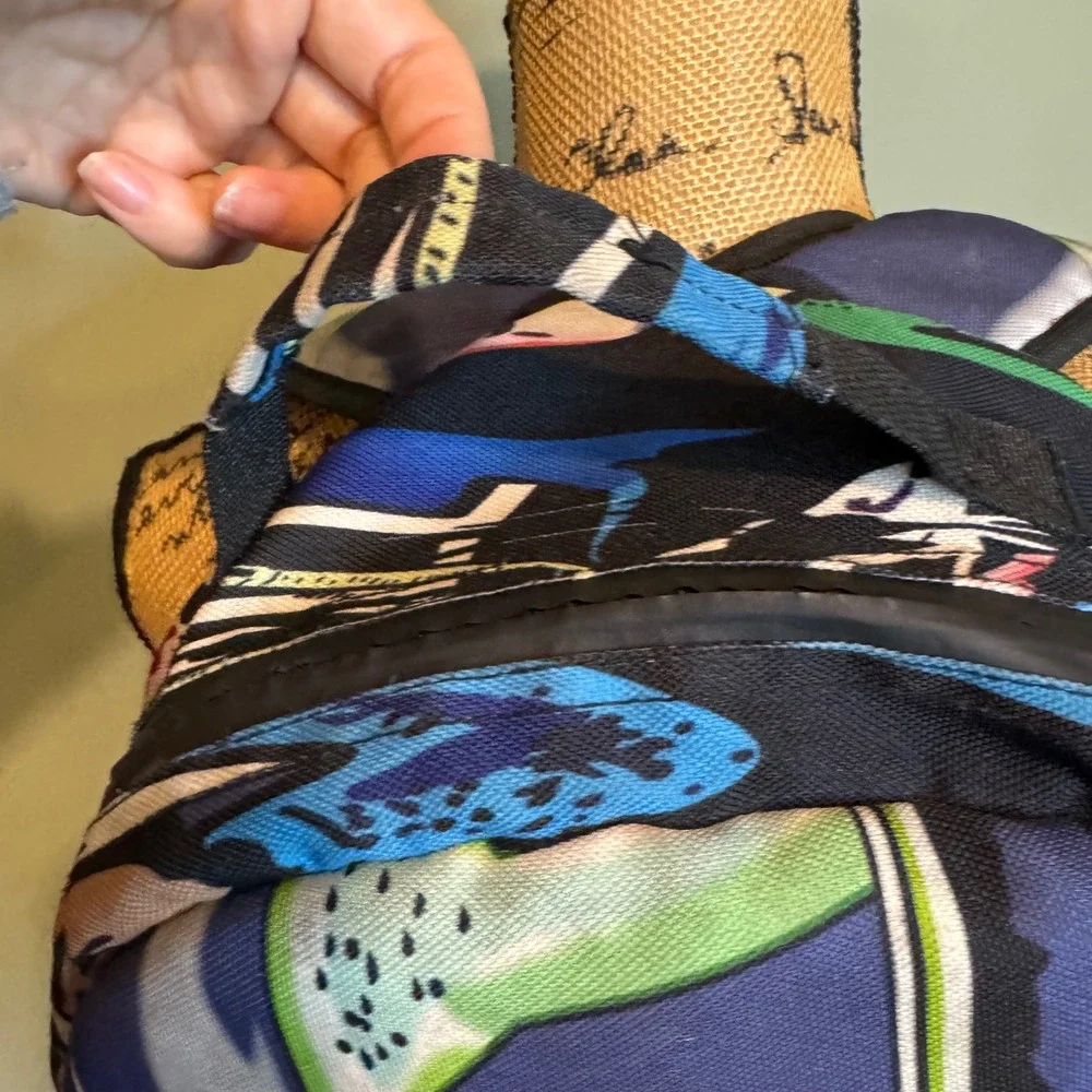 Snoop Dogg Wiz Khalifa Graphic Backpack Hip Hop Streetwear‎ Multicolor Bag Zaza